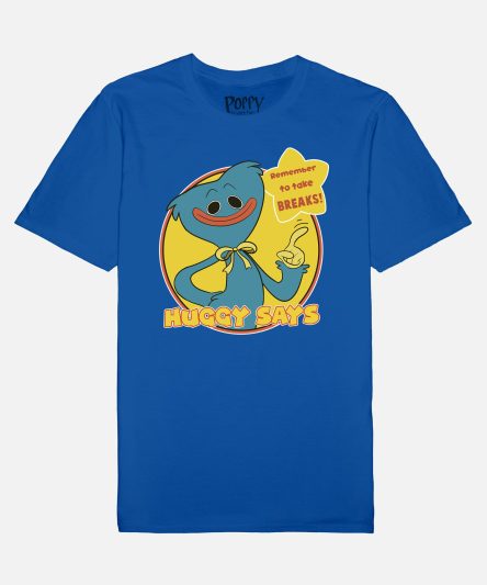 Poppy Playtime Huggy Wuggy "Huggy Says" Blue Tee
