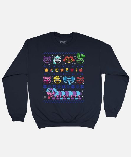 Poppy Playtime Smiling Critters Holiday Sweater
